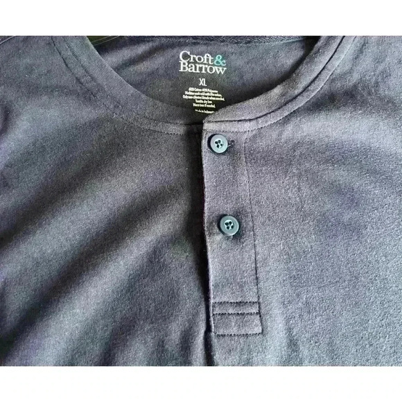 Men Blue   Croft& Barrow men T-shirt size Xl with tags​ - Picture 3 of 6